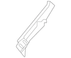 Genuine Audi Quarter Panel Brace 83A-810-411 New. Price: $97.89.