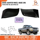 Genuine Toyota Right Quarter Wheel House Cover Pickup 4RUNNER 89-95 62613-89106 New. Price: $52.80.