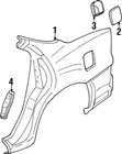 Genuine Gm Quarter Panel 88950746 Qty 1 New. Price: $563.74.