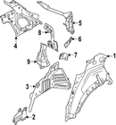 Genuine Nissan Body C-pillar Reinforcement GH115-7LGMA New. Price: $148.30.