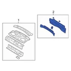 Ford/lincoln Oem 2010-2012 Fusion/mkz Rear Body Panel 9E5Z5440320A New Nos. Price: $252.00.