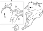 Genuine Ford Quarter Panel Reinforcement PR3Z6328058A New. Price: $80.60.