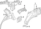 Genuine Nissan Quarter Panel G6631-6LBMA New. Price: $454.27.