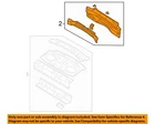 Ford Oem 10-12 Fusion Floor Body-rear Panel 9E5Z5440320A New. Price: $478.92.