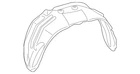 Genuine Toyota Tacoma 2016-2023 Rear Wheelhouse Liner Lh=driverside, 65638-04070 New. Price: $179.95.