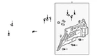 Genuine Honda Lining Assembly Rear Side *G59L* (medium Fern) 84660-S9V-A01ZG Q New. Price: $271.29.