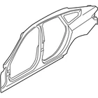 Genuine Bmw Side Frame, Exterior, Right 41-00-7-334-012 New. Price: $1599.30.