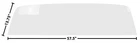 1964-67 El Camino Back Window Glass Clear New. Price: $175.99.
