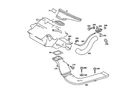 Genuine Mercedes-benz Flap 107-830-01-42 New. Price: $170.97.