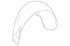 Genuine Mercedes-benz Wheel Arch Cover 204-690-62-30 New. Price: $97.79.