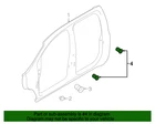 Pack Of 10 New Genuine Nissan Grommet-screw 0123600051 / 01236-00051 Oem. Price: $24.50.