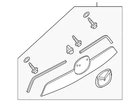 Genuine Mazda Lift-gate Finish Panel KD46-50-810A-51 New. Price: $227.51.