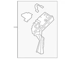 Genuine Mazda Side Panel KB7W-54-140 New. Price: $74.99.
