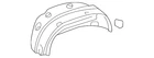 Genuine Honda Quarter Panel Splash Shield 74551-S9V-A00 New. Price: $104.91.