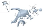 Genuine Mercedes-benz Wheel Arch Cover 206-880-44-05 New. Price: $164.82.