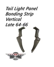 1964-1966 -corvette- Tail Light Panel Bonding Strip Pair Fiberglass Grey New. Price: $400.00.