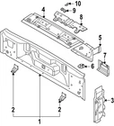 Genuine Volkswagen Filler Plate 1T3-813-439-B New. Price: $87.09.