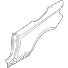 Genuine Bmw Right Rear Side Panel 41-00-9-633-540 New. Price: $1052.18.