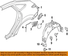 Ford Oem 12-18 Focus Quarter Panel Components-pressure Vent CP9Z58280B62B New. Price: $44.75.