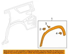 Oem 18-23 Traverse Quarter Panel Exterior Trim-wheel Opng Mldg 84417154 New. Price: $68.20.