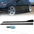 For Scion Ia Xb Tc Xd Iq Fr-s Gloss Black Side Skirts Extension Rocker Panel Lip New. Price: $46.95.