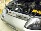 Toyota Supra JZA80 Radiator Flow Plate / Cooling Panel Overfl Tank Comp Black New. Price: $45.00.