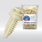 50PCS Door Panel Clips Retainers Pro Grade Nylon Push Gm 15545202 Rivet F New. Price: $12.29.