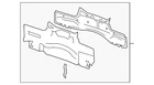 Genuine Gm Rear End Panel 23125844 New. Price: $657.01.