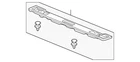 Genuine Honda Outlet Assembly Rear Floor *YR239L* (ivory) 84619-SHJ-A01ZD New. Price: $60.19.