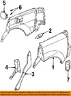 Gm Oem 02-07 Vue Quarter Panel Components-qtr Extn Bracket 22673054 New. Price: $43.75.