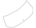 Genuine Nissan Lift Gate Glass 90300-9TG0A New. Price: $516.63.