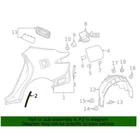New Oem Genuine 2018-2023 Toyota Camry Left Rear Quarter Protector 58748-06130. Price: $15.95.