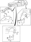 Genuine Honda Liner Inner Fender New Oem 8-97302-174-0. Price: $28.45.