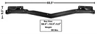 1965 Chevrolet Chevelle, Camino Front Bumper Filler Panel 3-PIECE New. Price: $155.39.