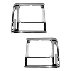 For Jeep Cherokee 91-96 Driver & Passenger Side Headlight Bezel Set Value Line New. Price: $55.94.