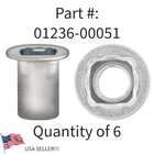 6 New Specialty Insert Nuts For Nissan Altima Maxima Rogue Sentra Titan & Etc. Price: $11.95.