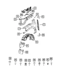Genuine Mopar Wheelhouse Shield Left 68275907AB New. Price: $15.37.