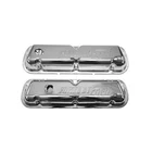 Scott Drake Valve Cover With Powered By Ford Logo Chrome Pair 289/302/351W New. Price: $146.95.