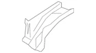 Genuine Volkswagen Frame Rail End Bracket 1K0-803-215-A New. Price: $22.59.