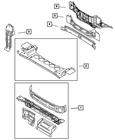 Genuine Mopar Deck Lower Panel Assembly 5019018AC New. Price: $135.63.