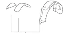 Gm Oem 06-13 Corvette Quarter Panel Components-wheelhouse Liner 15874588 New. Price: $209.64.