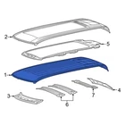 For Ram 1500 2019-2025 68276545AE Roof Panel New. Price: $634.25.