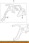 Honda Oem 11-14 Tsx Quarter Panel Inner Structure-extension 64720TL0G91ZZ New. Price: $161.38.