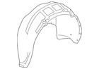 Genuine Gm Passenger Side Rear Wheelhouse Liner 23124174 New. Price: $284.59.