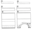 Genuine Mopar Body Side Aperture Outer Panel Left 68134822AB New. Price: $4451.73.