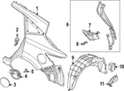 Genuine Nissan Quarter Panel Extension G7651-7BAMA New. Price: $257.62.