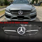 Front Bumper Grille W/led Star For Mercedes Benz W205 C300 C250 2015-2018 New. Price: $85.99.