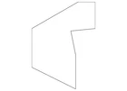 Genuine Mitsubishi Extension Panel 5301B114 New. Price: $55.15.