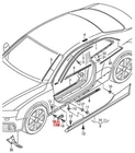 New Bracket For Trim Right Front Audi RS5 Cabrio Quattro 8T0853922 Original. Price: $24.87.