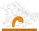 Gm Oem 13-17 Acadia Limited Quarter Panel Components-wheelhouse Liner 22817687 New. Price: $195.53.